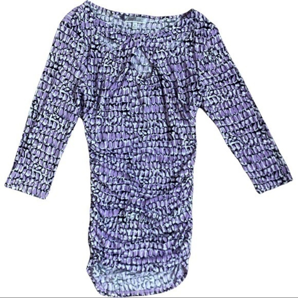 Jennifer Lopez Med top, hi lo with peekaboo front style twisted with 3 openings